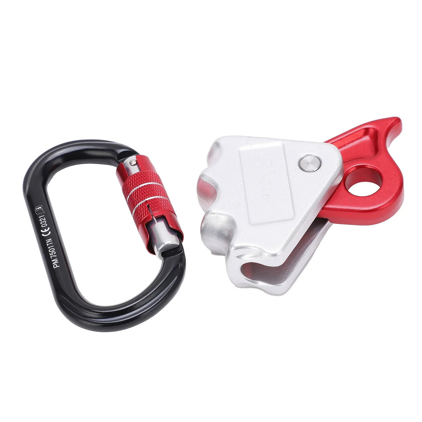 Rope Grab High Strength Safe Easily Use Slide Light Practical Lanyard Arborist Gear Kit for Mountaineering Climbing Rope Grabber