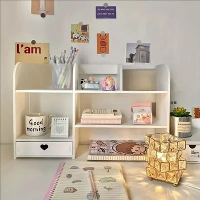 Double-Layer Stationery Organizer Office Desk Accessories Organizers Storage Desktop School Supplies