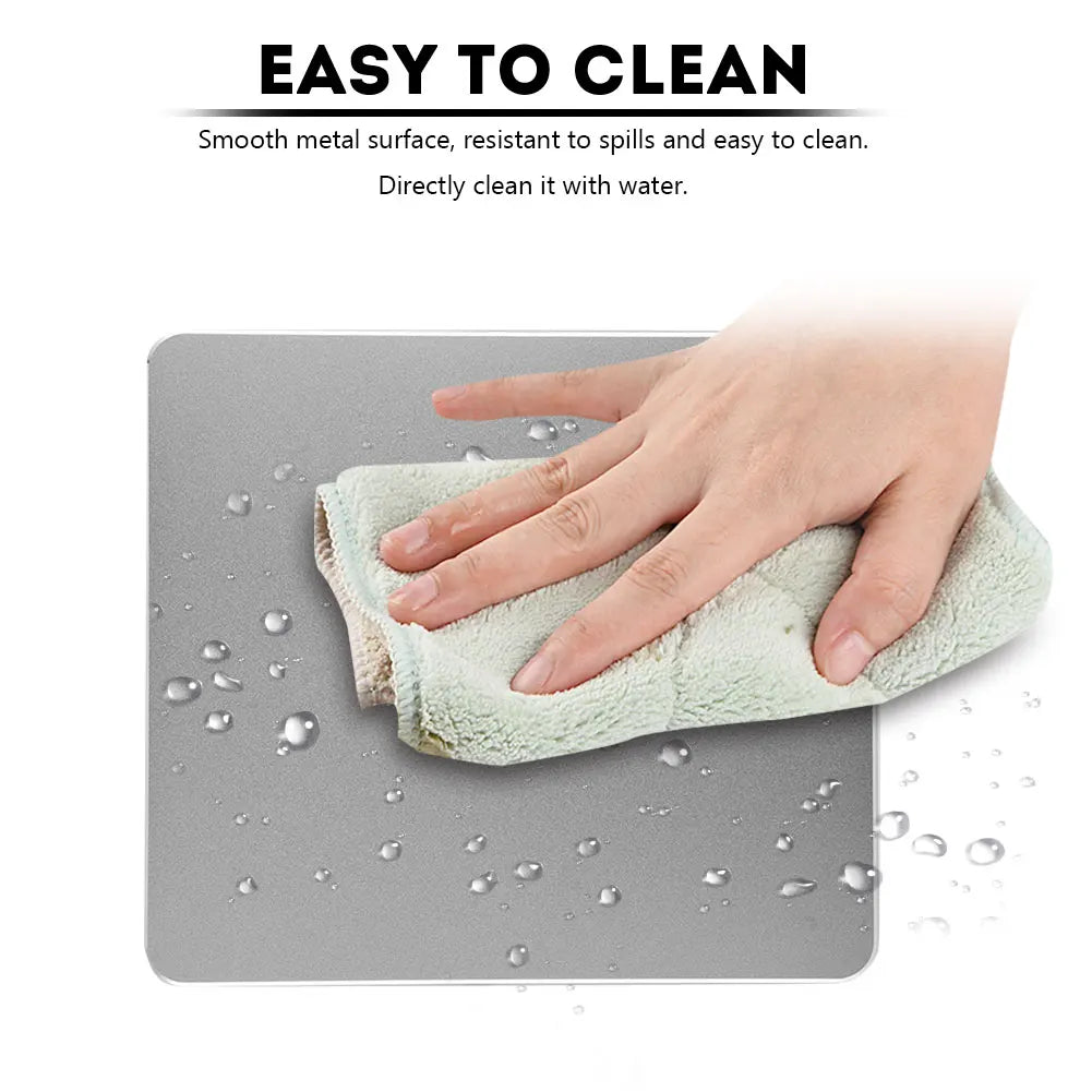 gaming mouse pad mousepad Aluminum Alloy NOn slip Gaming Mouse Pad Mat Double Sided Accurate Control Mousepad for PC mouse pad