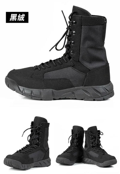 Outdoor Climbing Training Water Resistant High Shoes Hunting Hiking Tactical Boots Men Women Hunting Hiking Desert  Boot