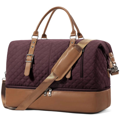 Expendable Travel Bag for Women, Duffle Bag & Gym Bag