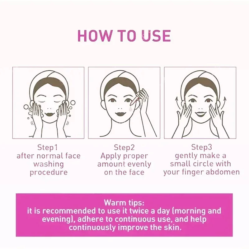 Effective Anti Wrinkle Aging Effect Remove Facial Wrinkles Serum Remover Brightening Skin Fade Melanin Anti Wrinkle Facial Serum