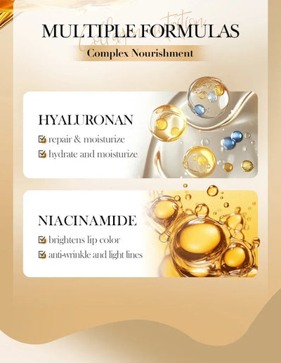 SADOER Collagen Lip Balm Moisturizing Anti Cracking Brightening  Repair Nourishing Hydrating Lipstick Lips Skin Care Products