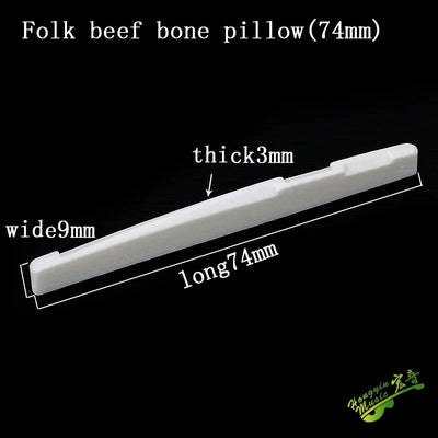 Acoustic guitar  and 4 5 6 7 12String Bass guitar nut slotted, upper and lower nuts slotted in various sizes Made of Bovine bone