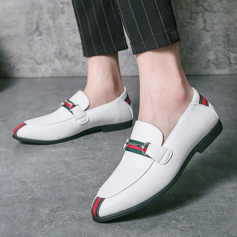 2024 high-end oversized men's Oxford shoes, breathable British wedding groom business soft sole casual shoes
