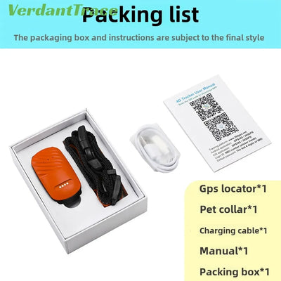4G GPS Pet Tracker Waterproof Anti-Loss Collar Device for Dogs Cats Sheep Real-Time Location & Activity Monitor Farm Home Use