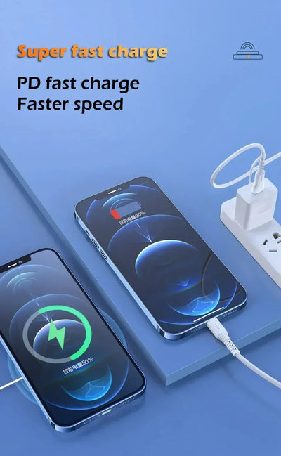 30W Magnetic Wireless Charger Dock Station With Type C Fast Charging Cable For iPhone 16 15 pro Max Airpods Phone Charger Holder