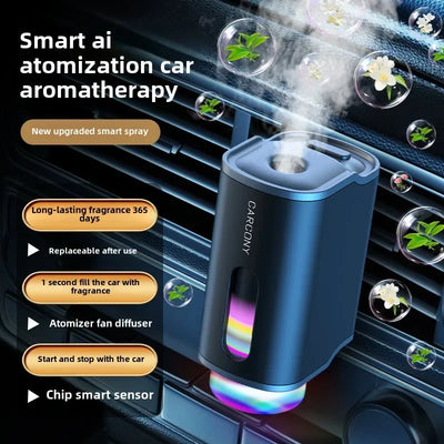 Intelligent Car Electric Air Diffuser Aroma Car Air Vent Humidifier Mist Aromatherapy Car Air Freshener For Removing Odors