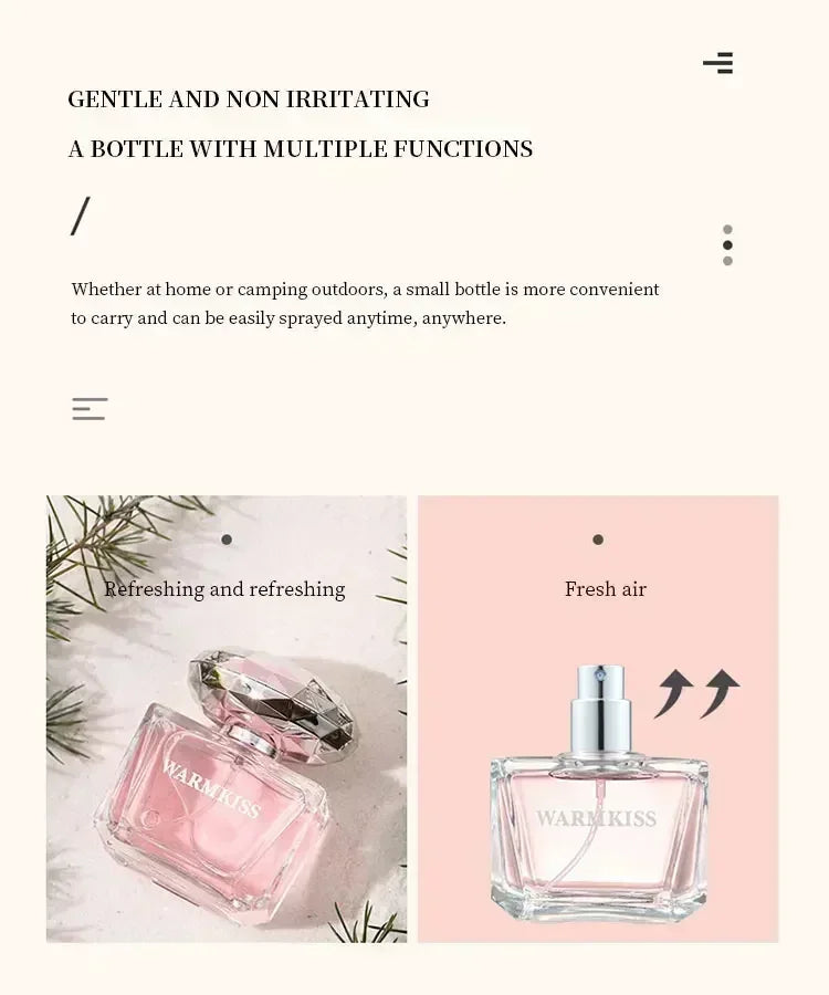 Luxury diamond women’s perfume spray flirting long-lasting fresh floral and fruity fragrance romantic attractive