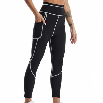 Hot Sauna Suit Sauna Sweat Pants Hot Thermal Sweating Shapers Women Weight Loss Fat Burning Corset Body Shaper Slimming Coats