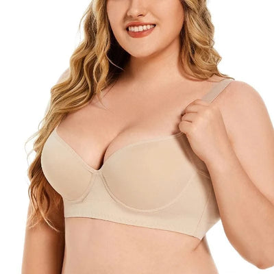 Women Full Coverage Push Up Bra Underwire Sculpting