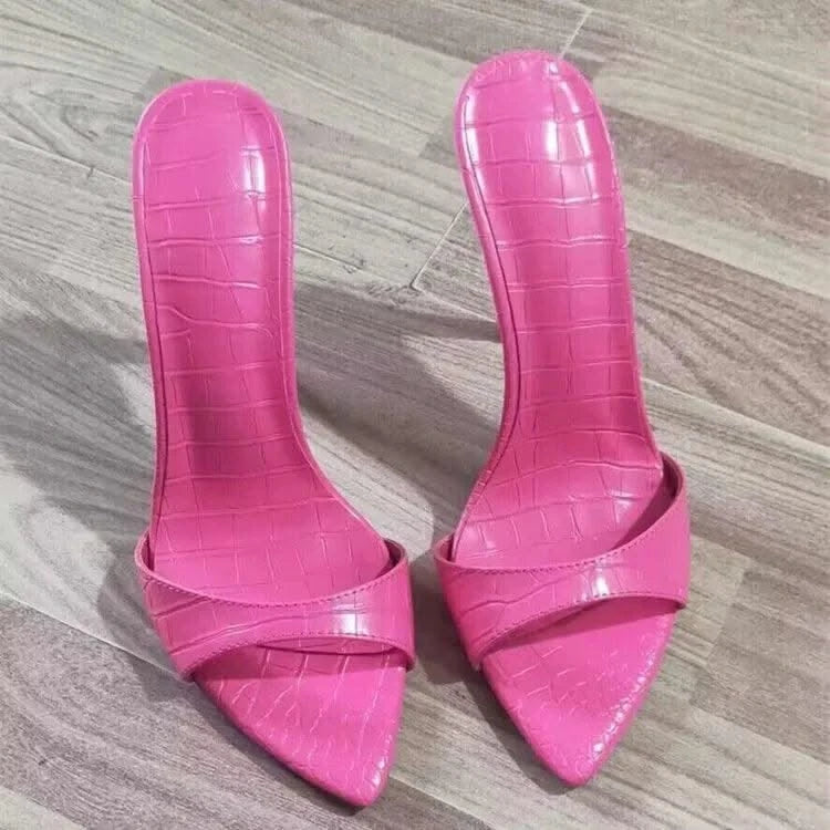 Laser Dazzling Colour, Pencil-High Heel Shoes For Women | Slippers | Summer Sandals |  Sandals | Shoes