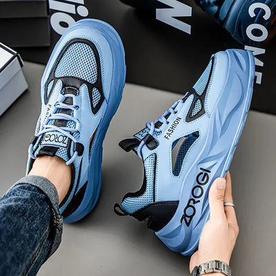 Mesh Breathable Men Running Shoes Casual Shoes Comfortable Men Walking Sneakers Non-Slip Wear-Resistant Athletic Sports Shoes