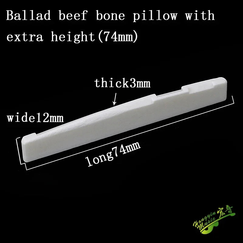 Acoustic guitar  and 4 5 6 7 12String Bass guitar nut slotted, upper and lower nuts slotted in various sizes Made of Bovine bone