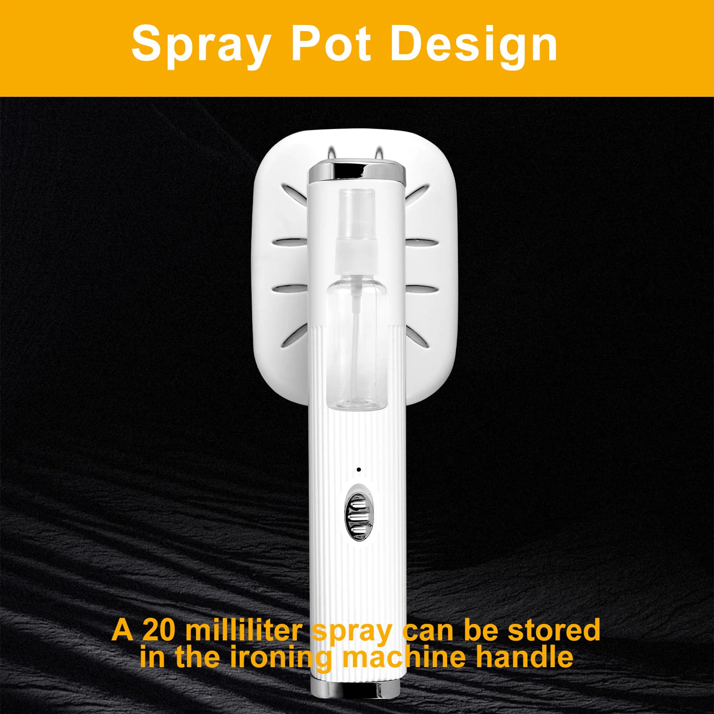 Travel Iron Portable Mini Ironing Machine Garment Steamer Wrinkle Remover Dry and Wet Handheld Steam Iron for Fabric Clothes