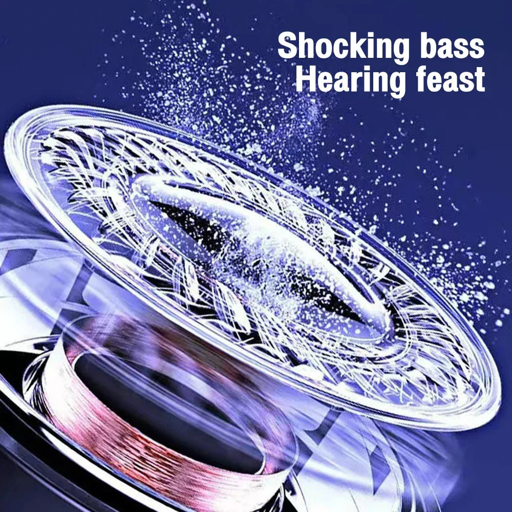 S12 Wireless Bluetooth Speakers Powerful Portable Sound Box Subwoofer Car Audio Bass MP3 Player Sound System LED Lights