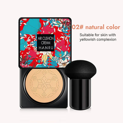 All in One Radiate Beauty with Mushroom Air Cushion BB Cream Moisturizing Nourished Clear Complexion Hanru Lightweight Cushion