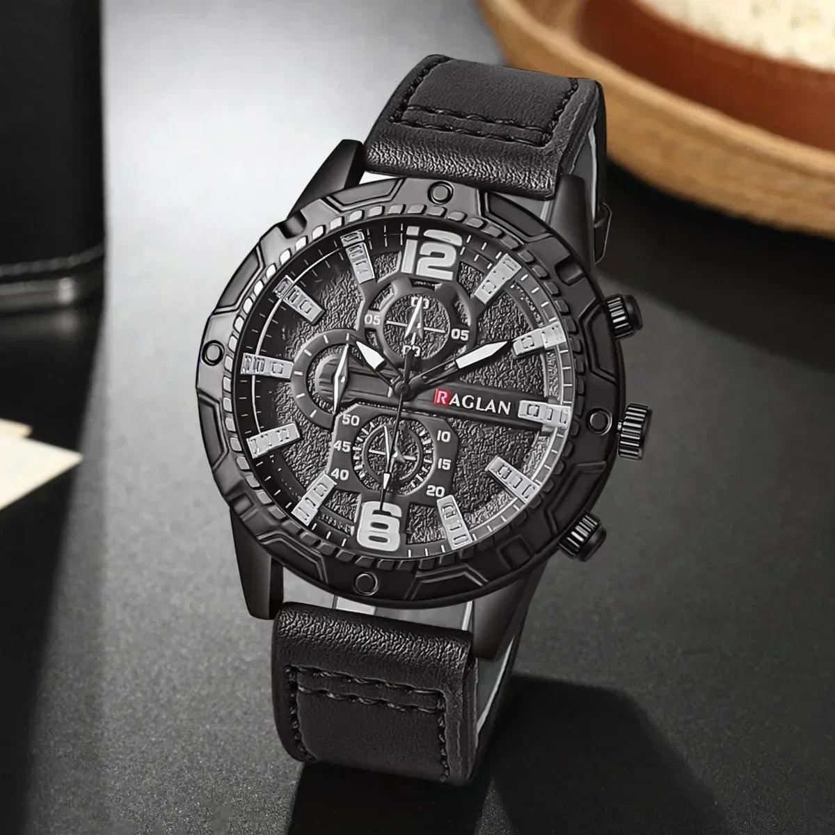 Top brand watch for men fashion watches leather strap clock man wristwatch gift relogio masculino reloj hombres
