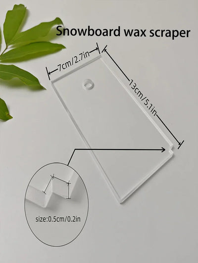 Double Board Waxing Removal Tools Ski tools，Snowboard Wax Scraper Snowboard Maintenance Wiper, Snowboard wax scraper