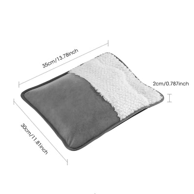 Electric Foot Heating Pad Soft Plush Washable Feet Warmer Heater Household Foot Warming Mat Home Office Bedroom Heating Blanket