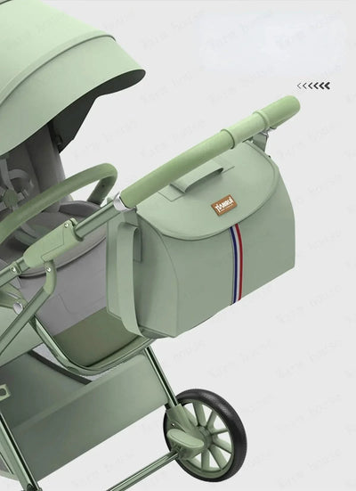 Portable High-view Baby Stroller Two-way Portable Baby Stroller Foldable Children's Four-wheel Baby Stroller 0-3 Years Old