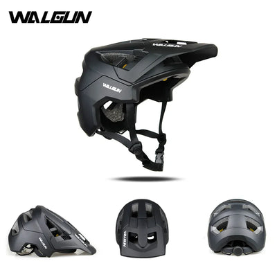 WALGUN Bicycle Helmet MTB Mountain Half-helmet Off-road Racing Cycling Safety Open Helmets Men Women Casco Cross-Country Sports