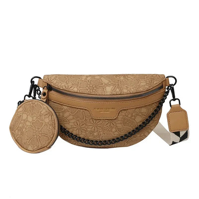 Designer Woman Chest Pack Retro Embroidery Belt Bag Coin Purse Luxury Lady Waist Bag Fashion Brand Shoulder Crossbody Chest Bags