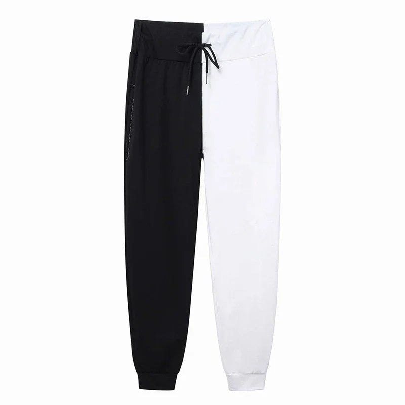 Men's Athletic Trainning Joggers Casual Loose Fit Sweatpants Spring Fall Fleece Lined Pants Elastic Waist Drawstring Trousers