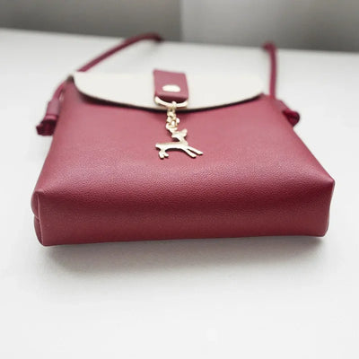 Fashion Handbags Women Bags Designer New Casual Bag Mobile Phone Bag Personality Deer Charm Single Shoulder Diagonal Bag