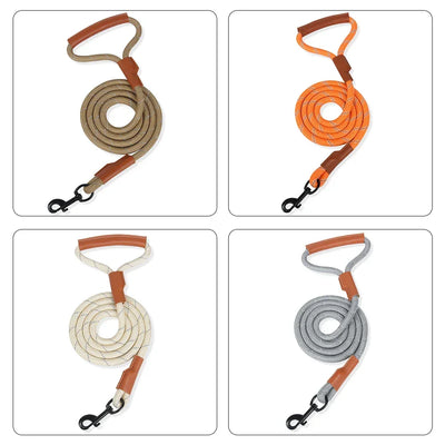Dog Leash Reflective Lead Dog Pet Leashes Long Lanyard Walking Reflective Traction Rope for Puppy Small Medium Large Dogs