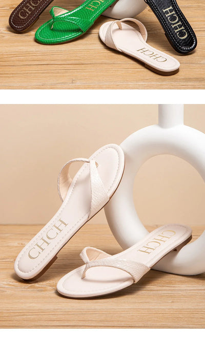 Women's Flip flops 2025 Summer Thin Bottom Comfortable Beach Walking Sandals Indoor and Outdoor