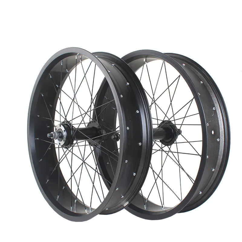 Snowmobile Wheels 20/24/26 4.0/4 Wide Tire Bicycle Front and rear wheels ATV fatbike