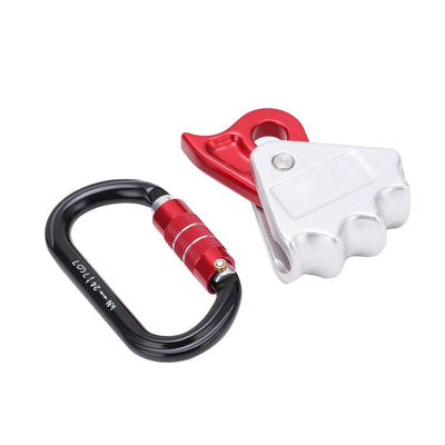 Rope Grab High Strength Safe Easily Use Slide Light Practical Lanyard Arborist Gear Kit for Mountaineering Climbing Rope Grabber