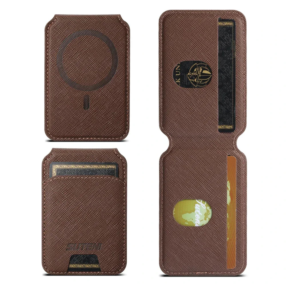 Wallet Phone Case For iPhone 17 17Air 12 13 14 15 Plus 16 Pro Max Card Holder Leather Magnetic Pocket For Magsafe Wallet Cover