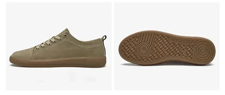 Summer New Fashion Casual Leather Shoes Lace-up Comfortable Men's Oxford Shoes Outdoor Soft Dress Shoes Non-slip Sports Shoes