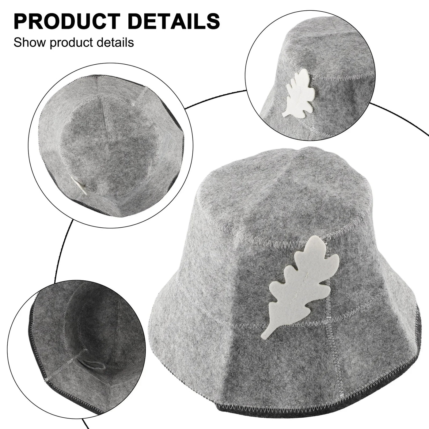 Bath House Kit Fisherman Felt Sauna Hat Fisherman Felt Sauna Hat Free Water Absorption Long Lasting Performance