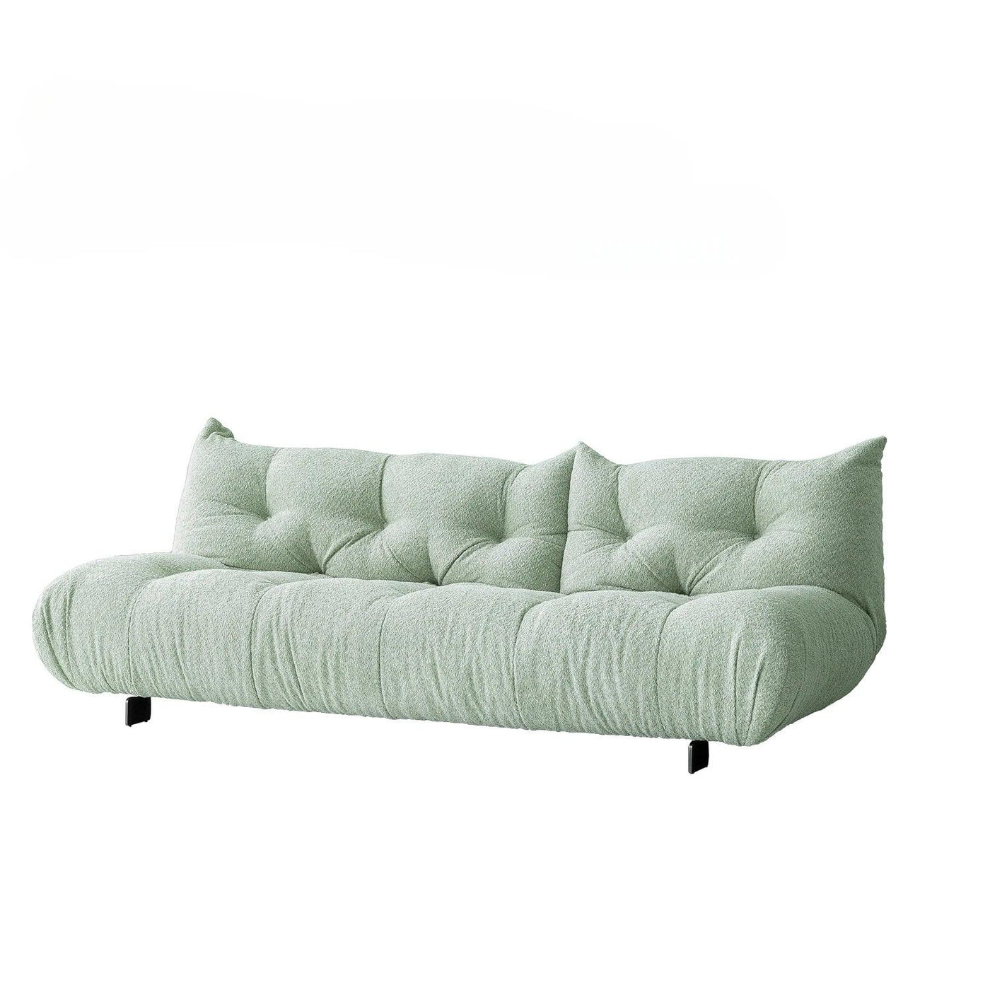 Alpaca Velvet Creamy Style Sofa Bed Foldable for Small Rooms Multifunctional for Lounging Sleeping Lazy Comfort Furniture FYLS