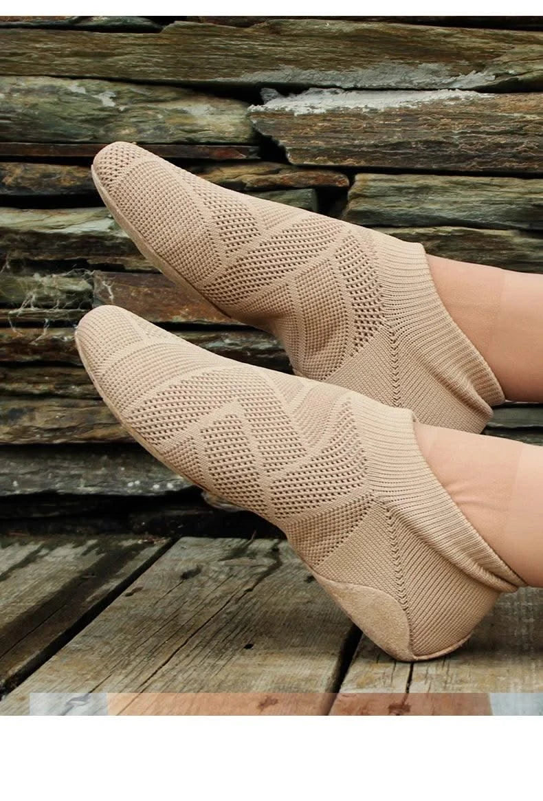 Women Ballet Dance Training Soft Shoes | Outdoor Ballet /Belly/ Cheerleading Dance Shoes