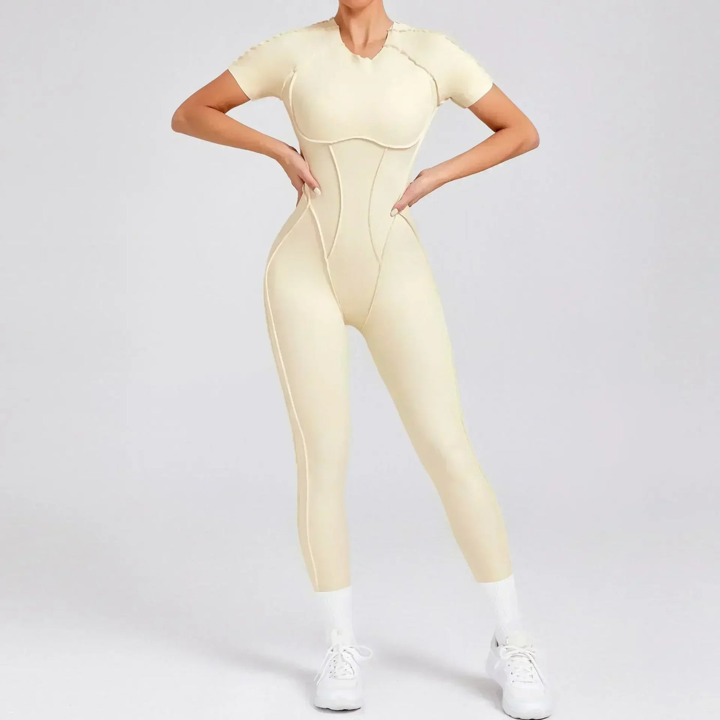Seamless Yoga Jumpsuits Sports Fitness Hip-lifting