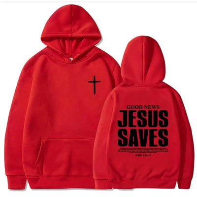 Jesus Saves John 3:16:17 Hoodies Christian Bible Verse Sweatshirts Men Women