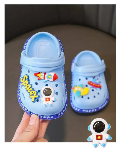 Anti-Skid Cartoon DIY Design Hole Soft Shoes | Baby | Kids Sandals | Children's Shoes | Slippers | Sandy Beach Slip-On Shoes For Toddlers
