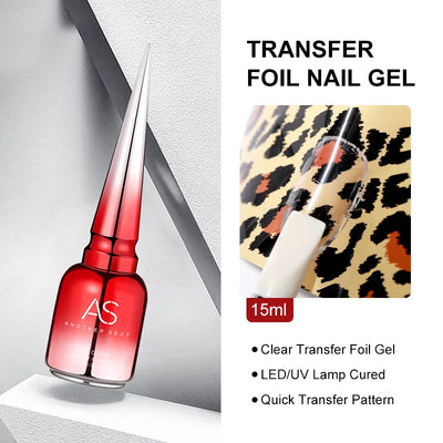 AS Self Leveling Nail Gel Polish 15ml Semi Permanent Reinforcement Nails Art Strong UV Multifunction Gel Top Base Varnish