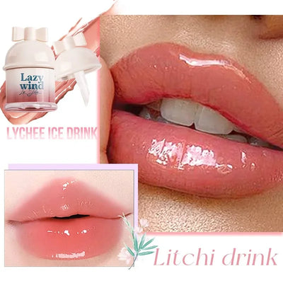 Mirror Gloss Jelly Lipstick, Long Lasting Waterproof Lip Glaze, Contains butter from avocado trees and sunflower seed oil