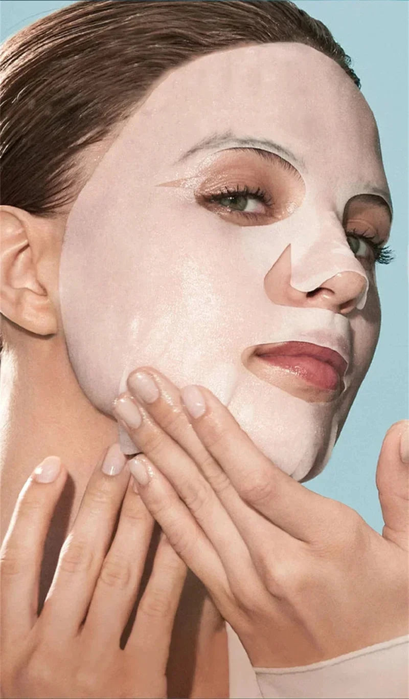 Deep Collagen Mask Facial Shrink Pores Moisturizing Overnight Mask Anti-Wrinkle Hydrating Refreshing Brightening Face Skin Care