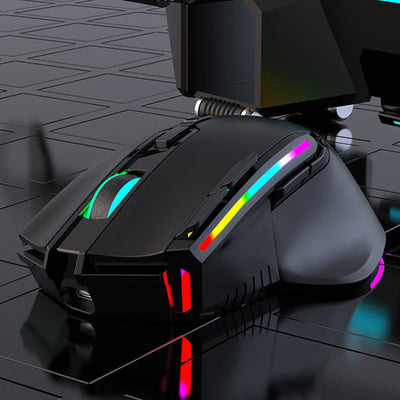 NEW Rechargeable USB 2.4G Wireless Mouse RGB Colorful Gaming Mouse Desktop PC Computers Notebook Laptop Mice Mause Gamer