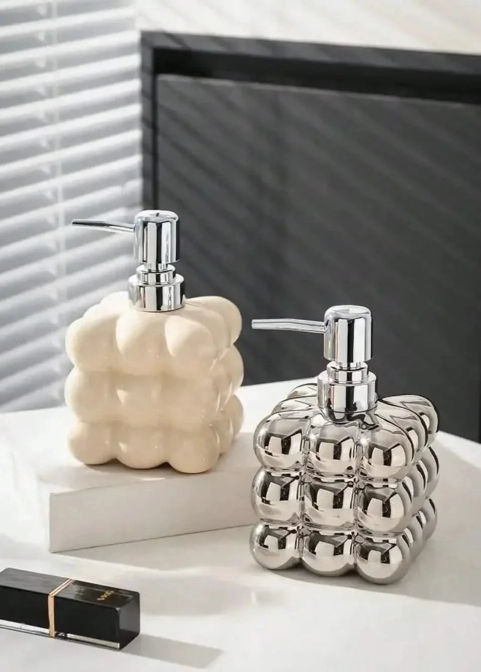 Liquid Soap Household 280ml Body Wash Shampoo  Dispenser Bottle Bathroom Accessories Dispenser Press Separated Bottle Ceramic