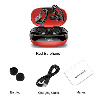 Original Wireless Earphones Ture Wireless Earbuds Ear Hook Sports HiFI Stereo Waterproof Headset With Mic TWS Headphone