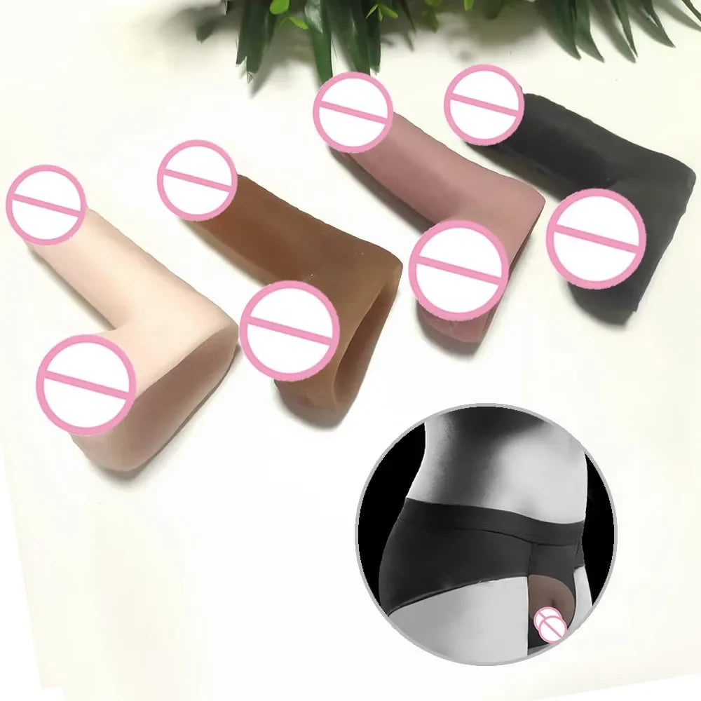 Ftm Packer Ultra Soft Realistic Short Small Dildo Dress Male Genitalia Transgender STP Prosthetics Penis