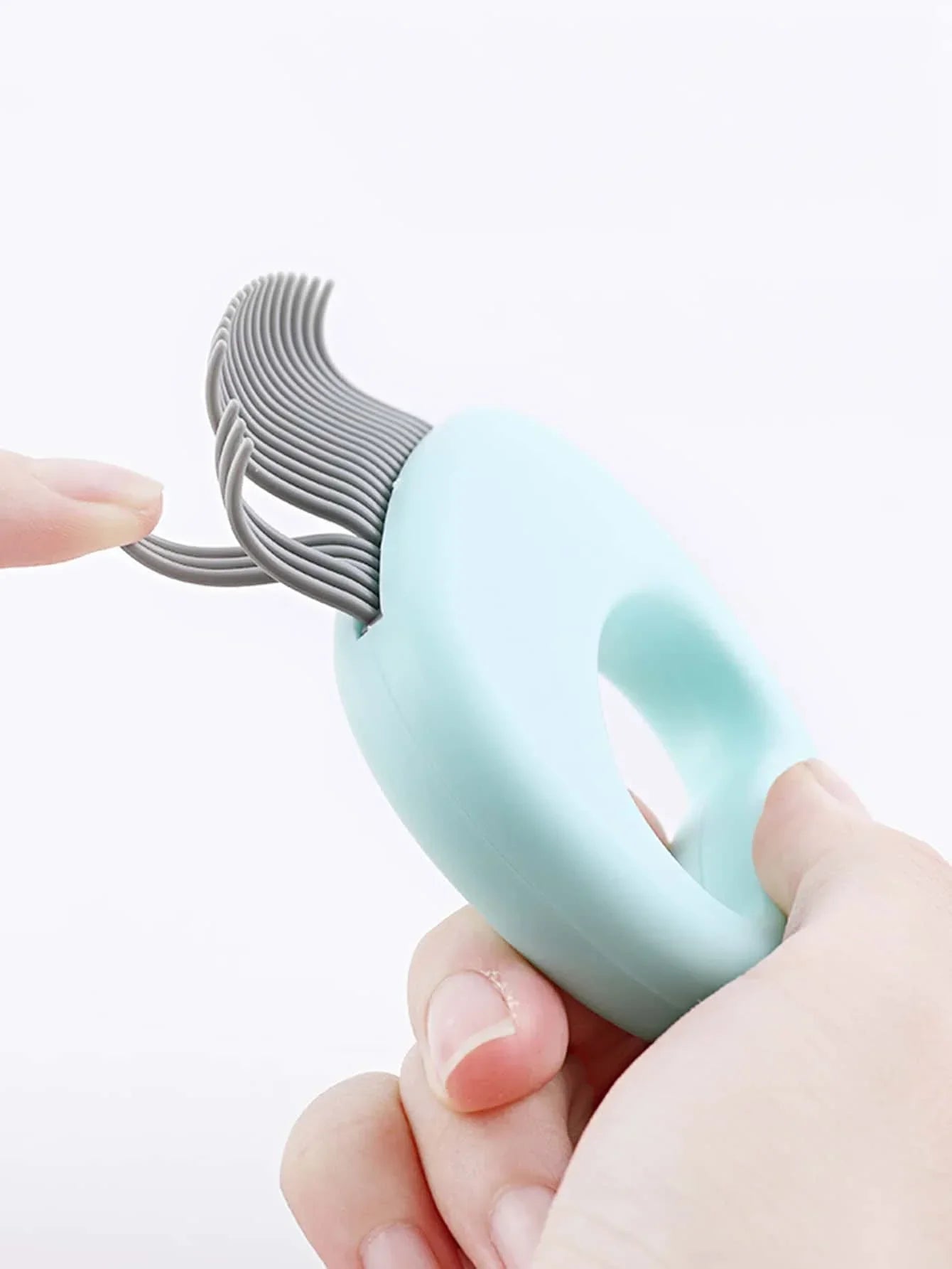 1pc PetCat Comb Grooming Massage Brush Shell Shaped Handle Dog Grooming Massage Tool To Remove Hairs For Cat Cleaning Supplies