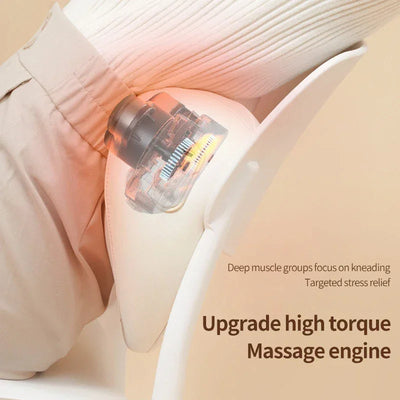 Aiveisi Smart Massage Pillow Electric shiatsu Kneading Heating Massager Suitable For Neck Back Shoulder Waist Rechargeable Use